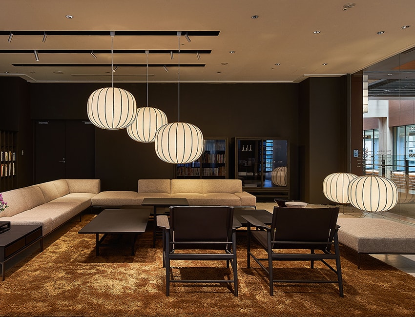 An interiors proposal rejuvenates Tokyo Midtown 